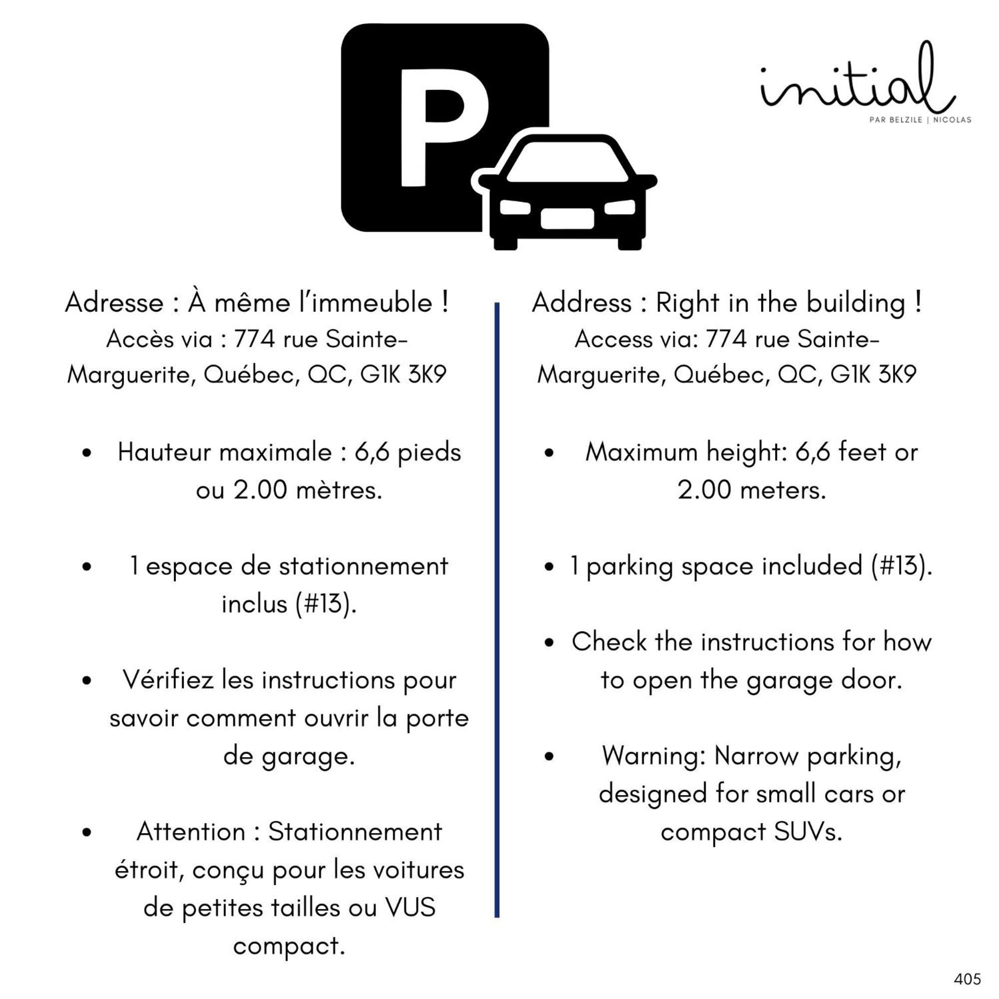 Initial / Cinema +parking / Centre-ville De